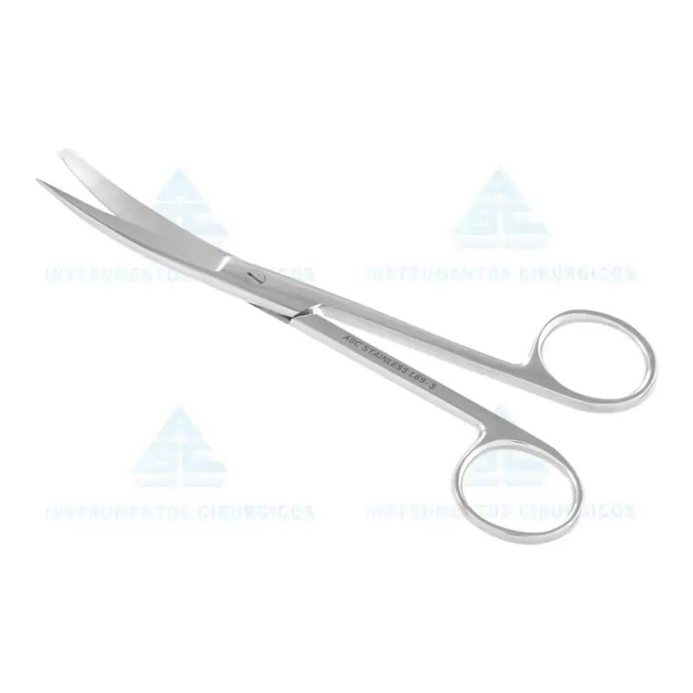 Tesoura Cirúrgica Curva Fina/Romba - Tam:15cm