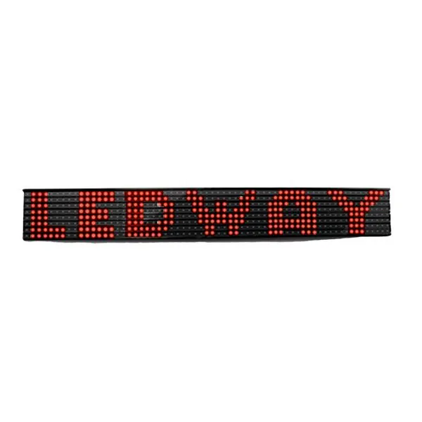 Painel de Led Letreiro Vermelho 12/24V Bivolt - CLIMATIZAR LED2011