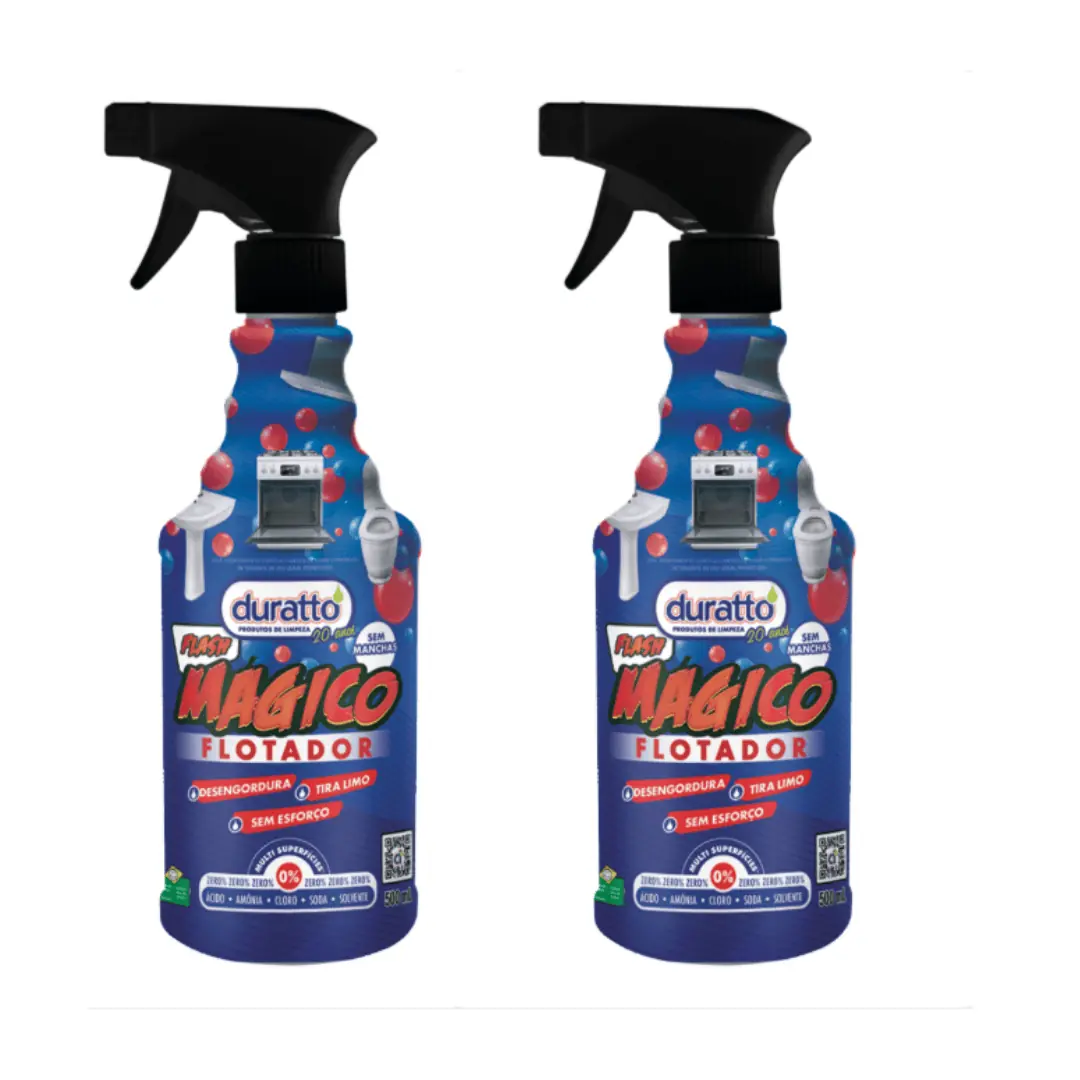 02 Und Limpador Superficies Flotador 500ml C/gatilho Duratto