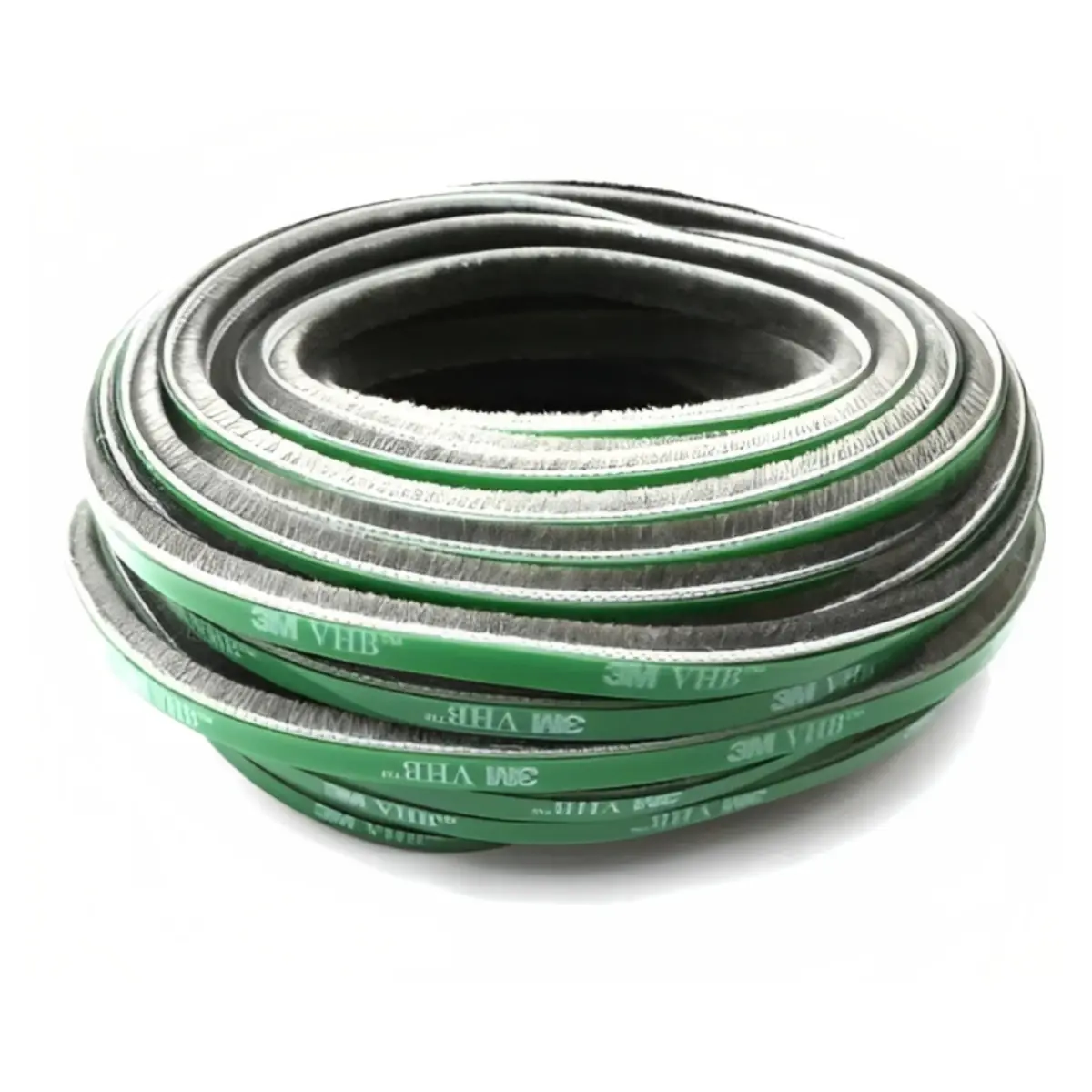 Escova Fita Vedação 5x7 Cinza Rolo C/50 Mts Adesiva Janela Porta Aluminio