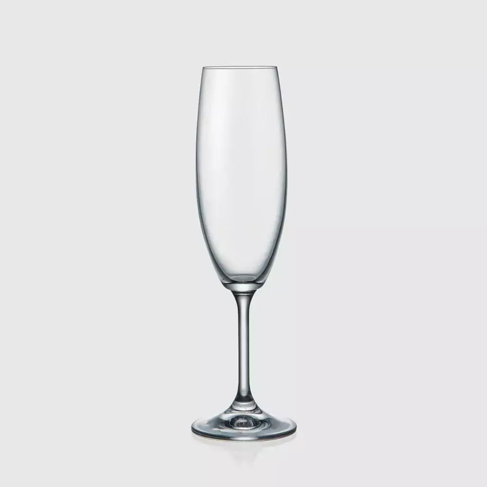 Taça de Champanhe de Cristal Milano 220ml