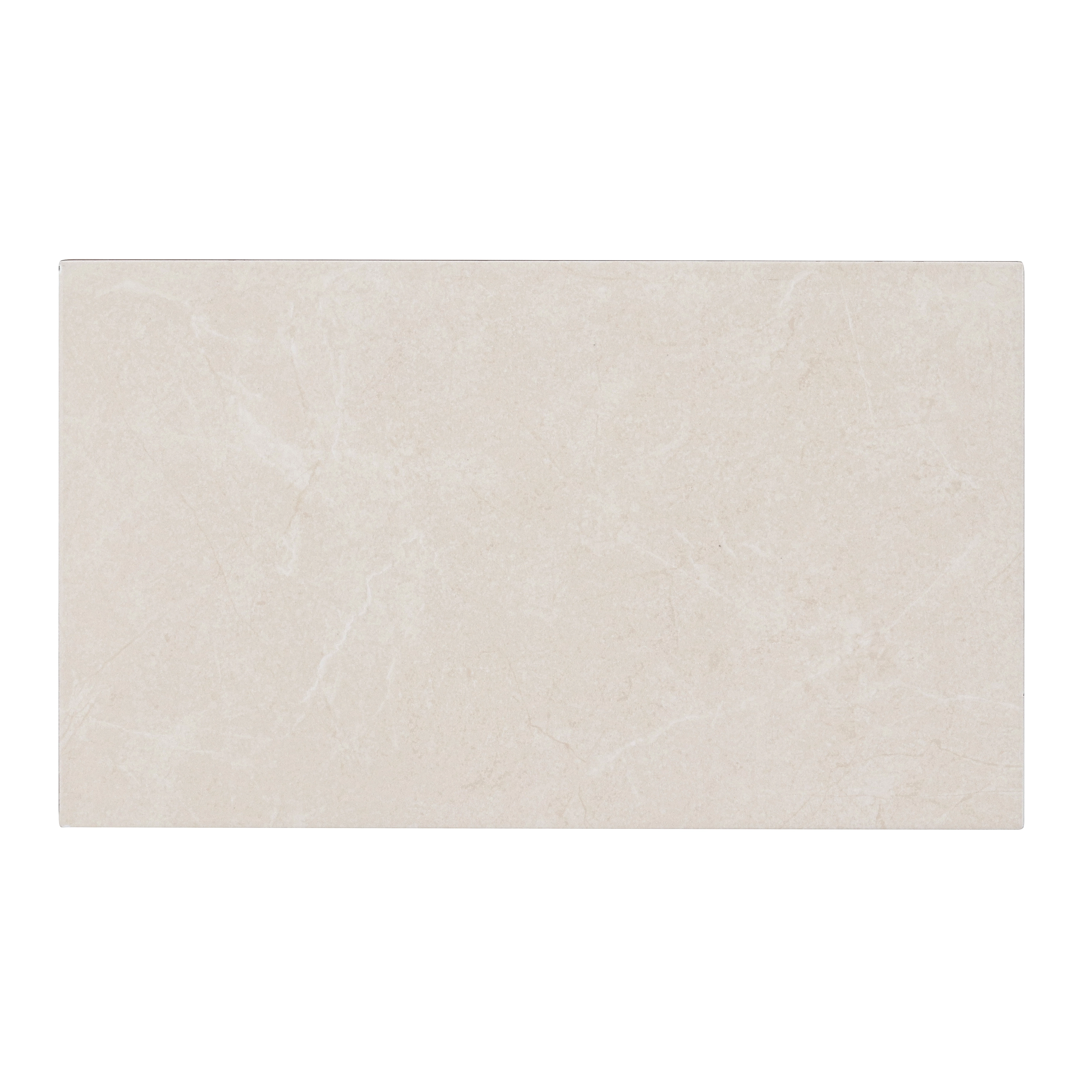 Revestimento para Parede Brilhante Borda Arredondada Marmorizado Beige 33X57cm Embramaco