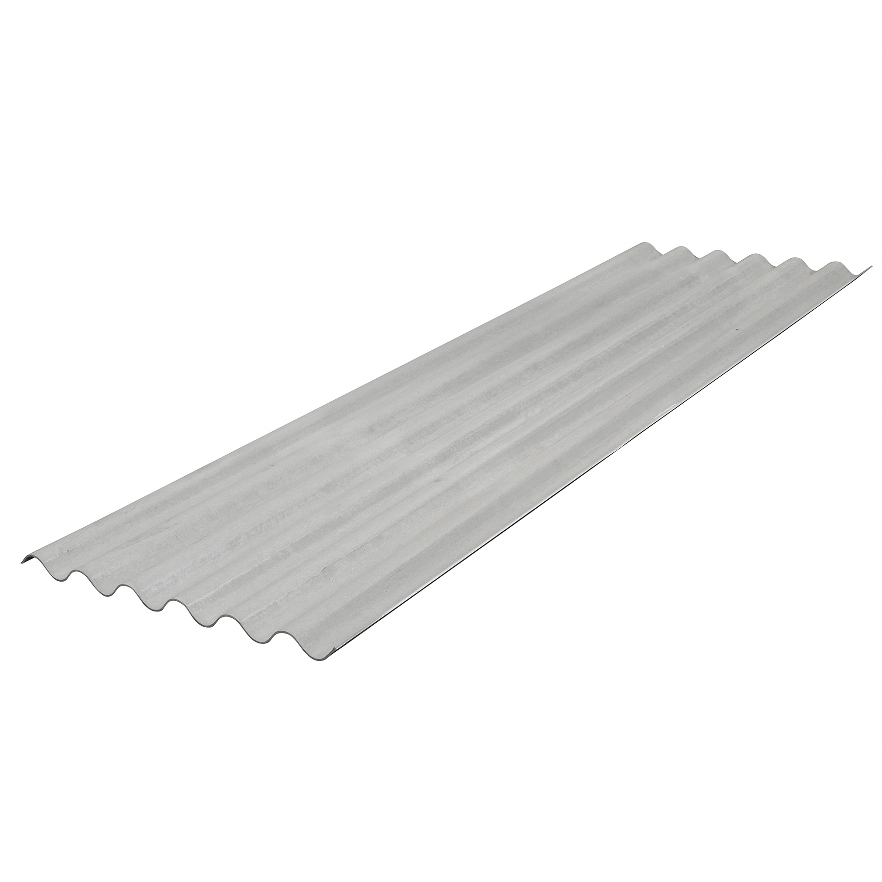 Telha de Fibrocimento Ondulada Hidrofugada 110x366cm 6mm Cinza Infibra