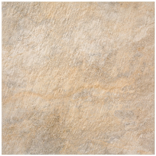 Piso Cerâmico Esmaltado Borda Arredondada 60x60cm modelo Tecno Ocre Eliane