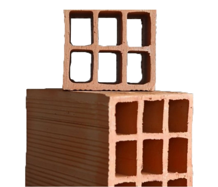 Tijolo 9 Furos 14x19x29cm Cerâmica Guarani