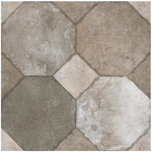 Porcelanato Esmaltado Externo Borda Reta 58,4x58,4cm modelo Octo HD Portinari