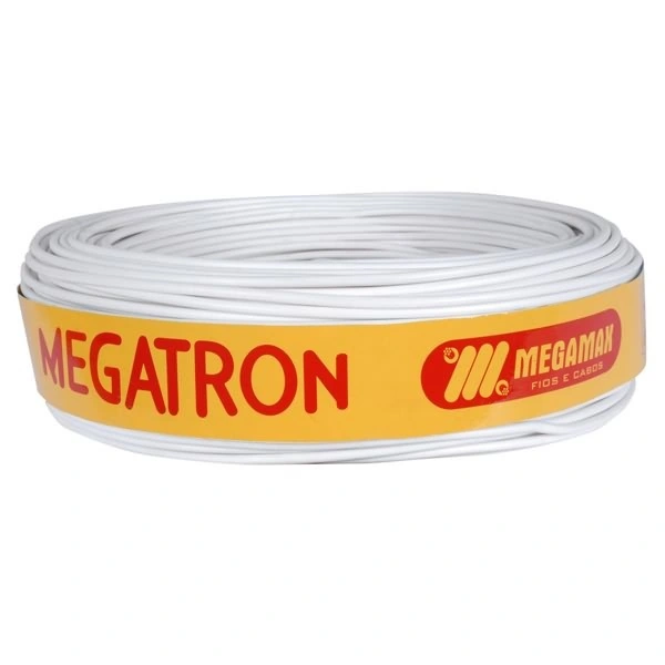 Cabo Flexível 4mm Branco 750V Megatron