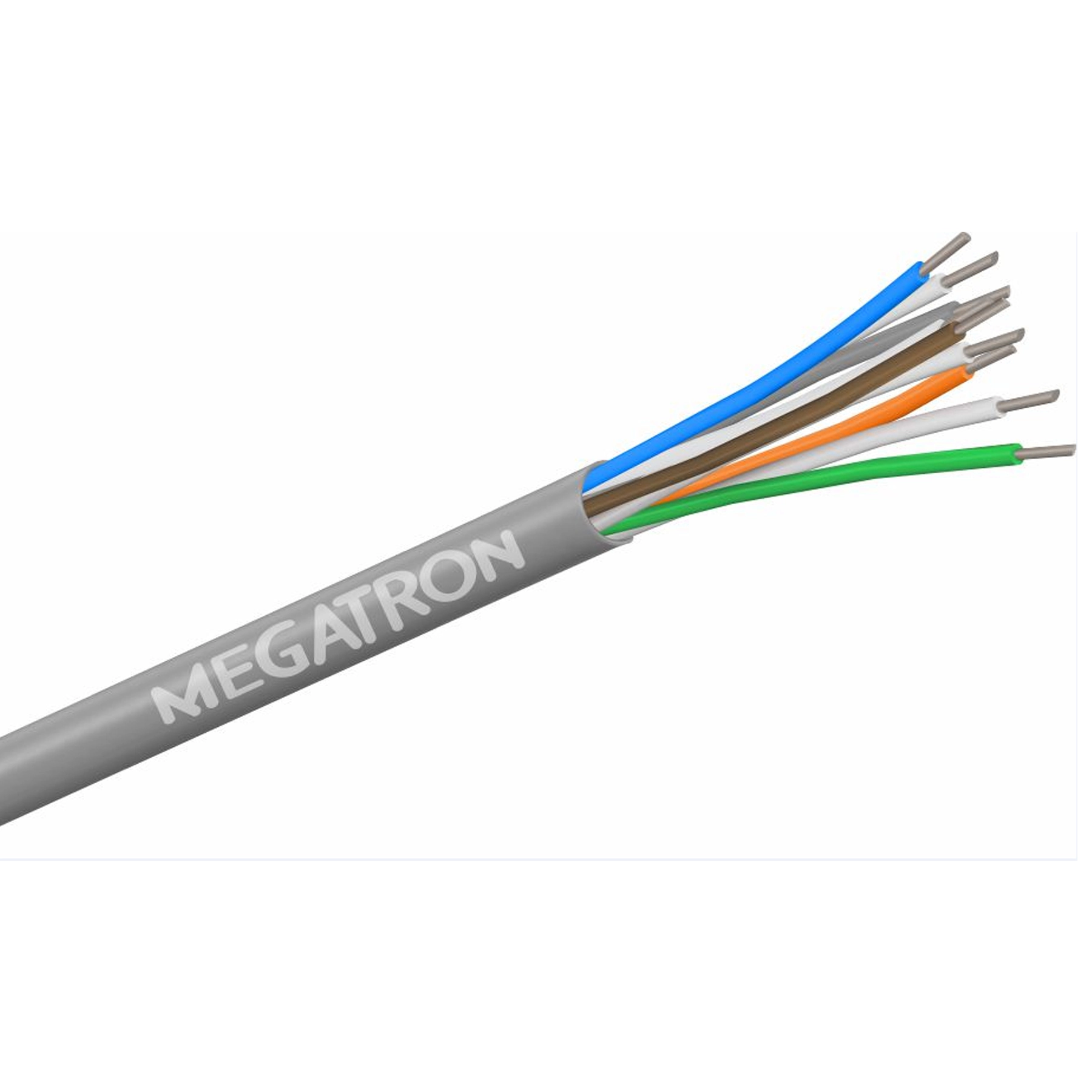 Cabo para Telefone CCI 5 Pares Cinza Megatron