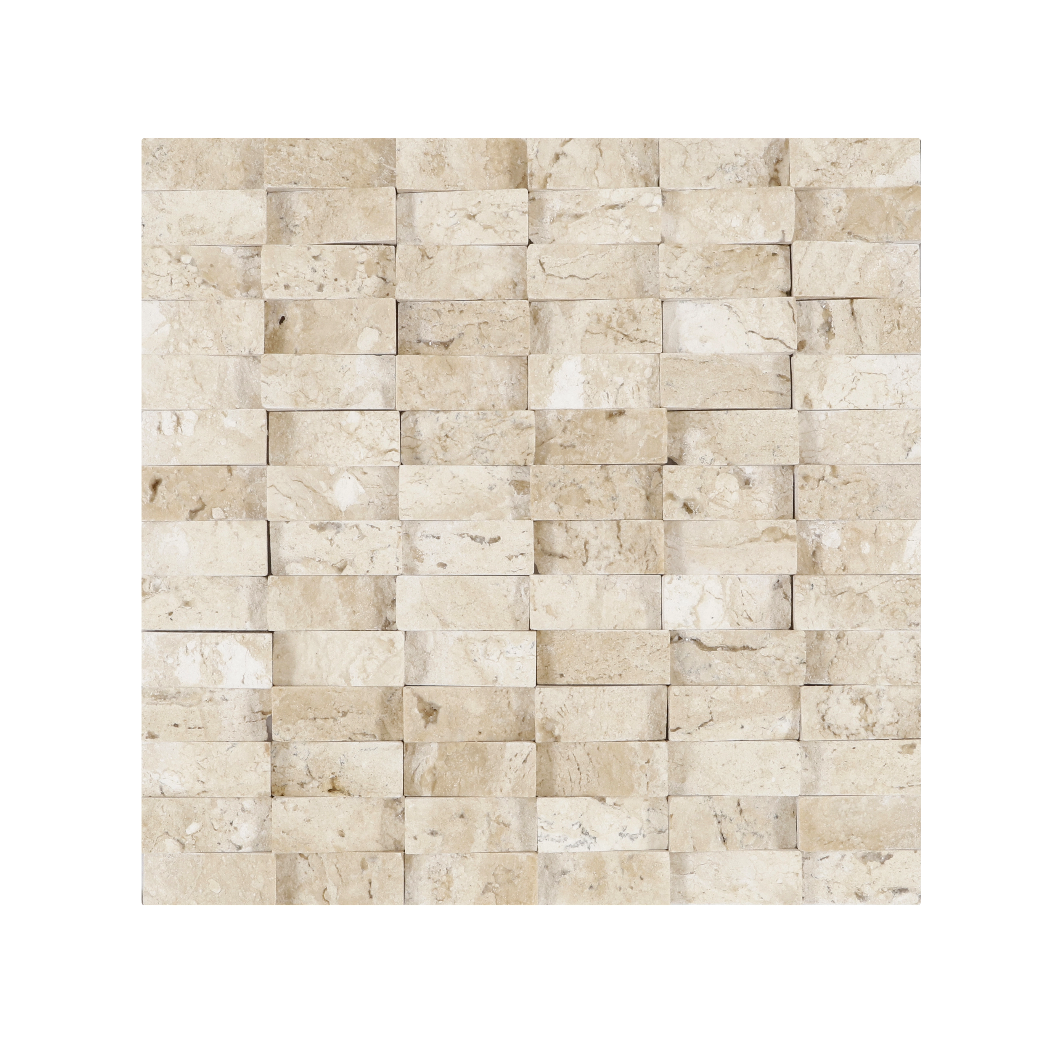 Mosaico Mármore Acetinado Cunha Spacato 28x28cm Trento Marmi
