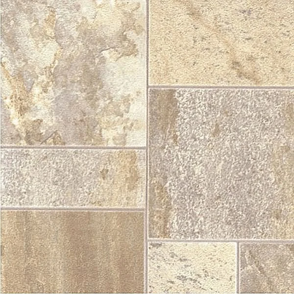 Piso Cerâmico Esmaltado Borda Arredondada 44x44cm modelo 44160 Bege Lef