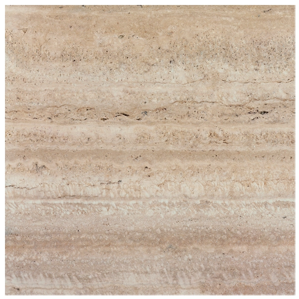 Porcelanato Interno Mármore Esmaltado Acetinado Borda Reta 58,4x58,4cm Travertino HD NO Portinari