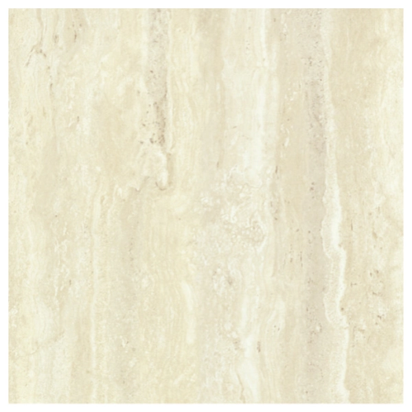Porcelanato Interno Mármore Esmaltado Acetinado Borda Reta 54x54cm Travertino Natural Via Rosa