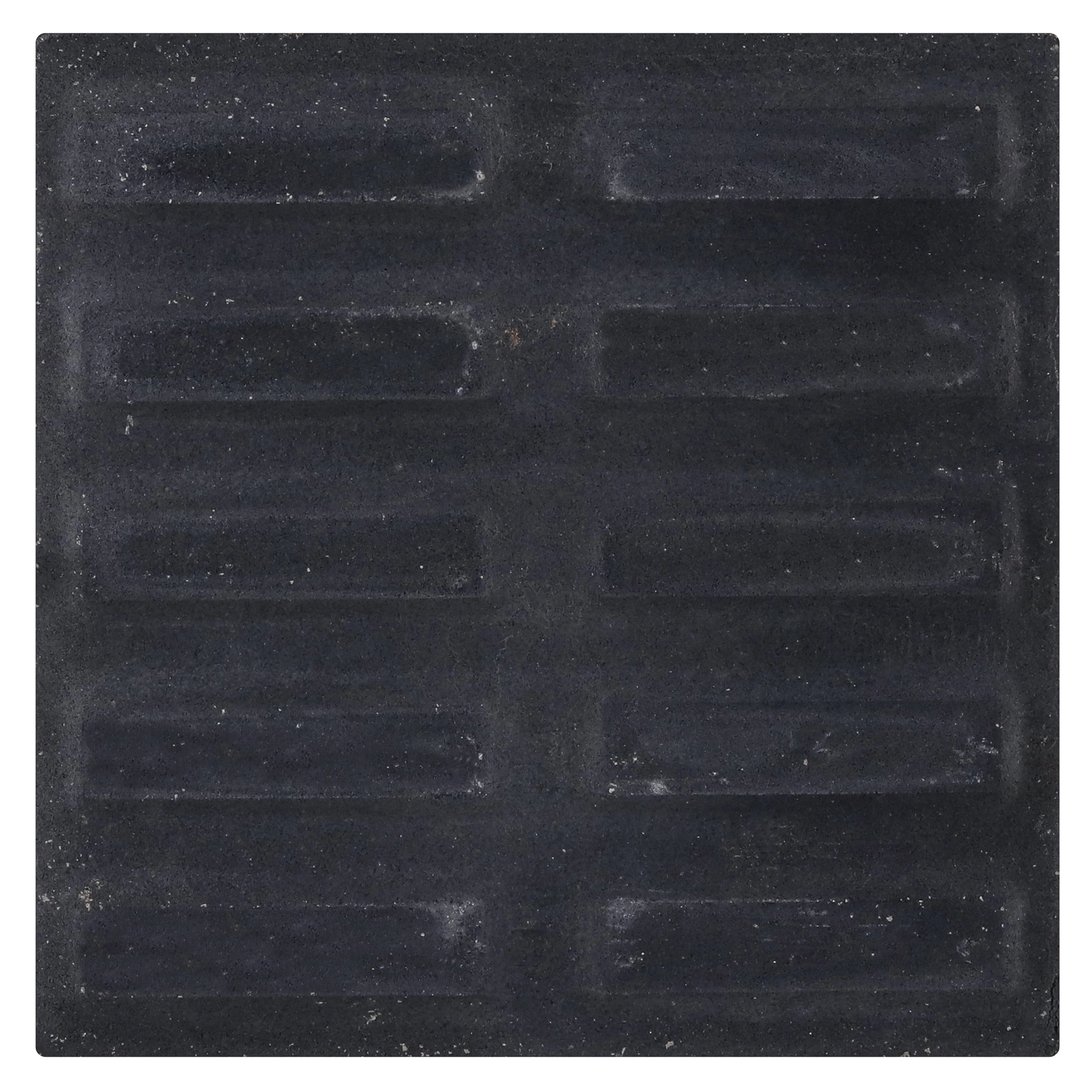 Ladrilho para Calçada Rampa Filete Preto 20x20cm Cimartex