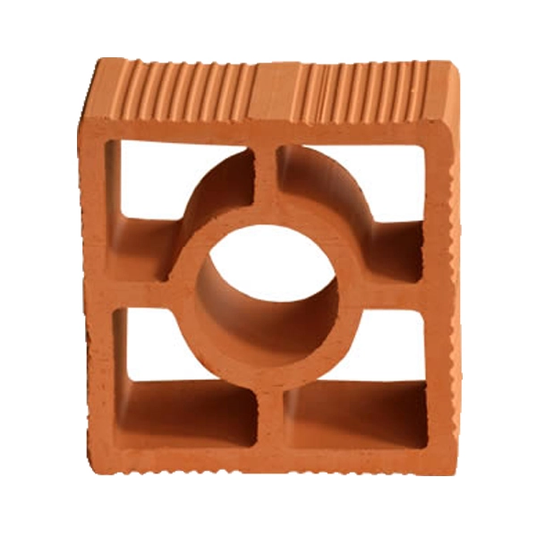 Cobogó Cerâmico 16,5x16,5cm Reto Redondo Cerâmica Porto Galera