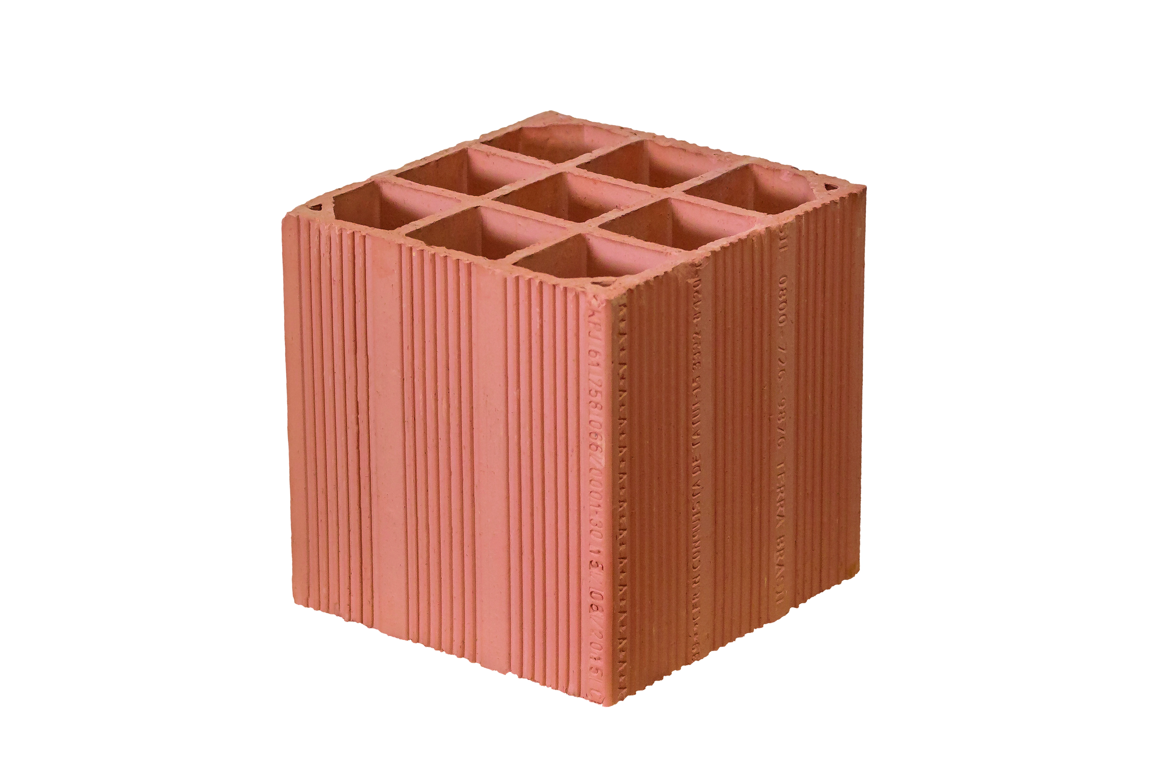 Meio Bloco Cerâmico Vedação 19x19x19cm Cerâmica Nova Conquista