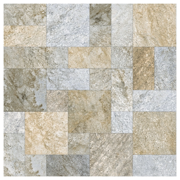 Piso Cerâmico Esmaltado Borda Arredondada 51x51cm modelo Topázio HD Unigrês