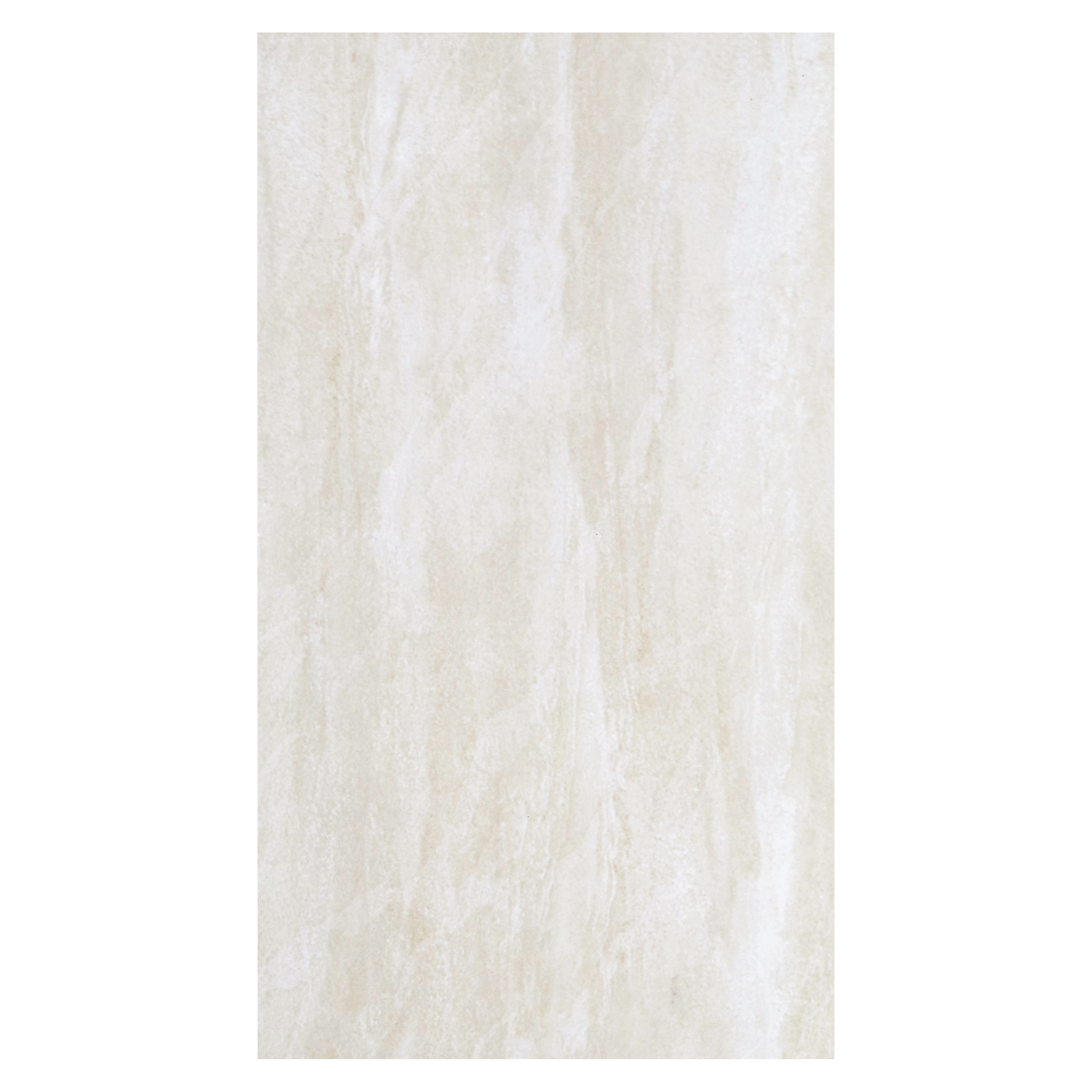 Revestimento para Parede Interna Mármore Brilhante Borda Arredondada Elegance Bege 32x57cm Artens
