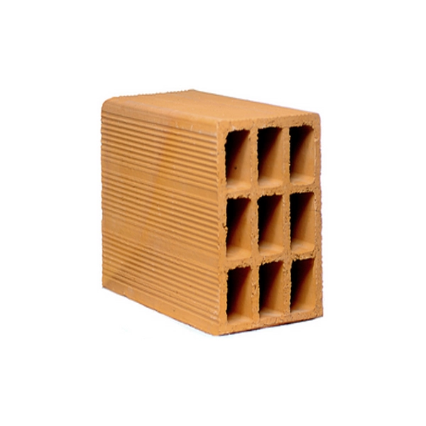 Bloco Cerâmico 9 Furos Extra Longos 14x19x29cm Cerâmica Cidade Nova