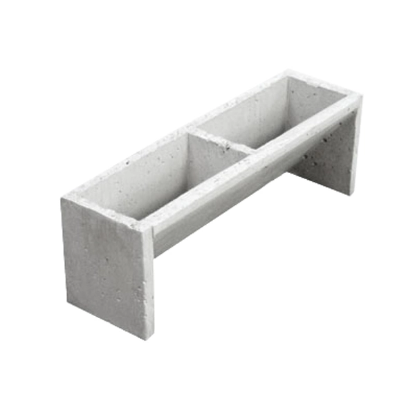 Bloco de Concreto para Jardim Vertical SM-03 65x22x19,5cm Ecobloco