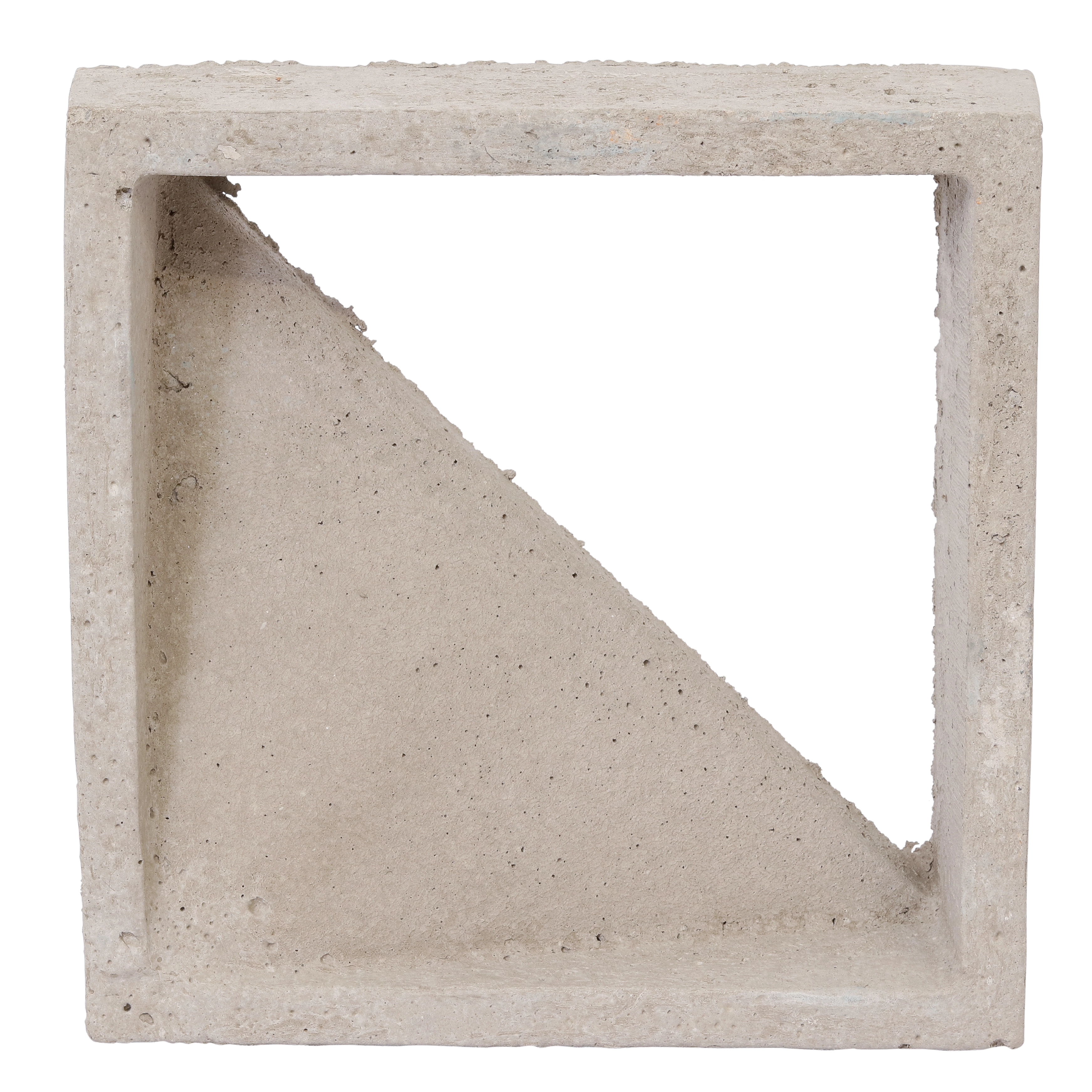 Cobogó de Concreto Natural 30x30cm Cinza Gulobov Ecobloco