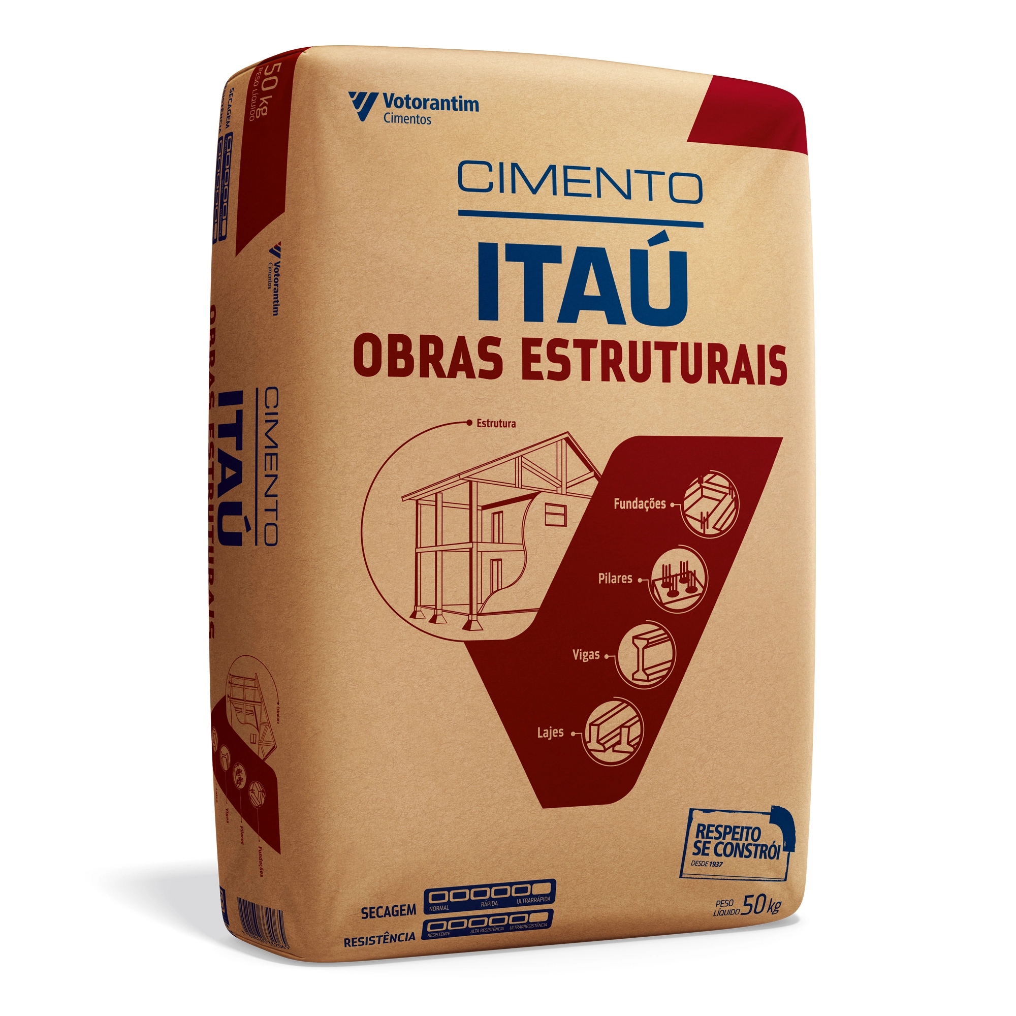 Cimento Itaú Obras Estruturais 50kg Votoran