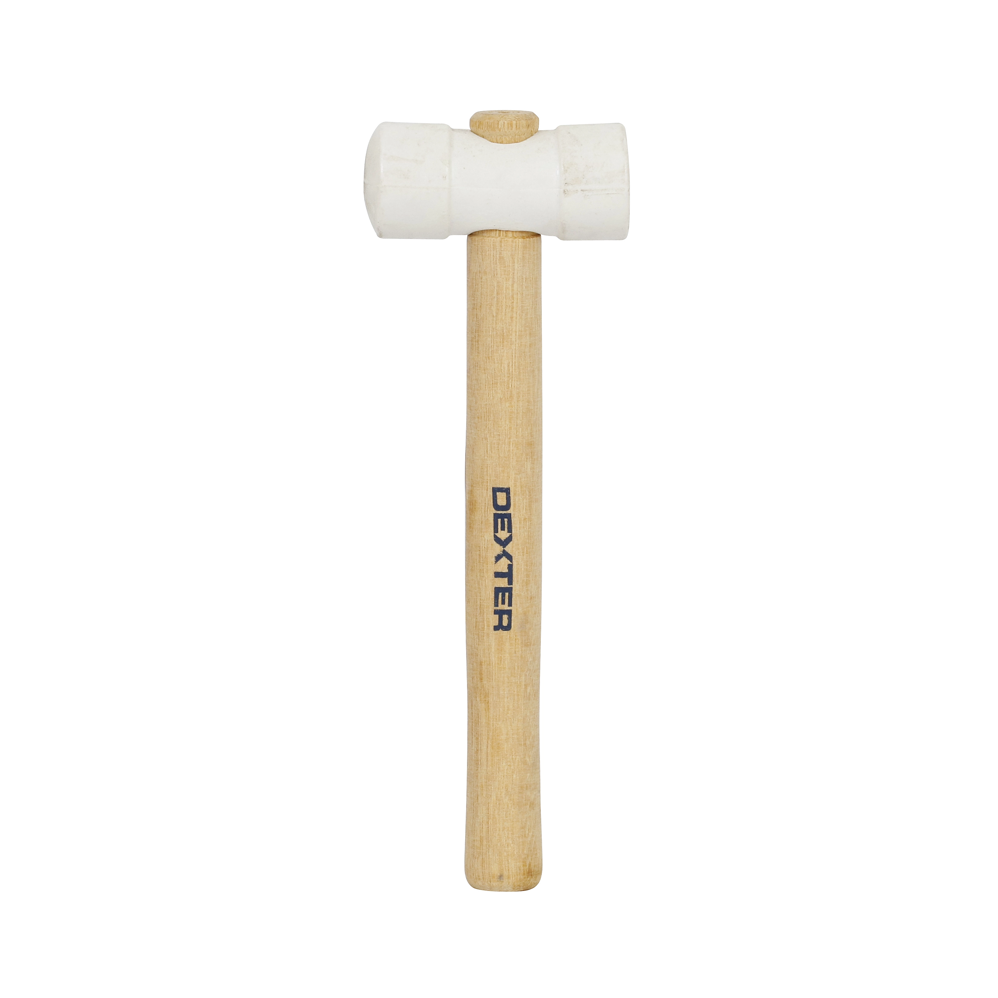 Martelo Borracha 40mm Branco Cabo Madeira Dexter