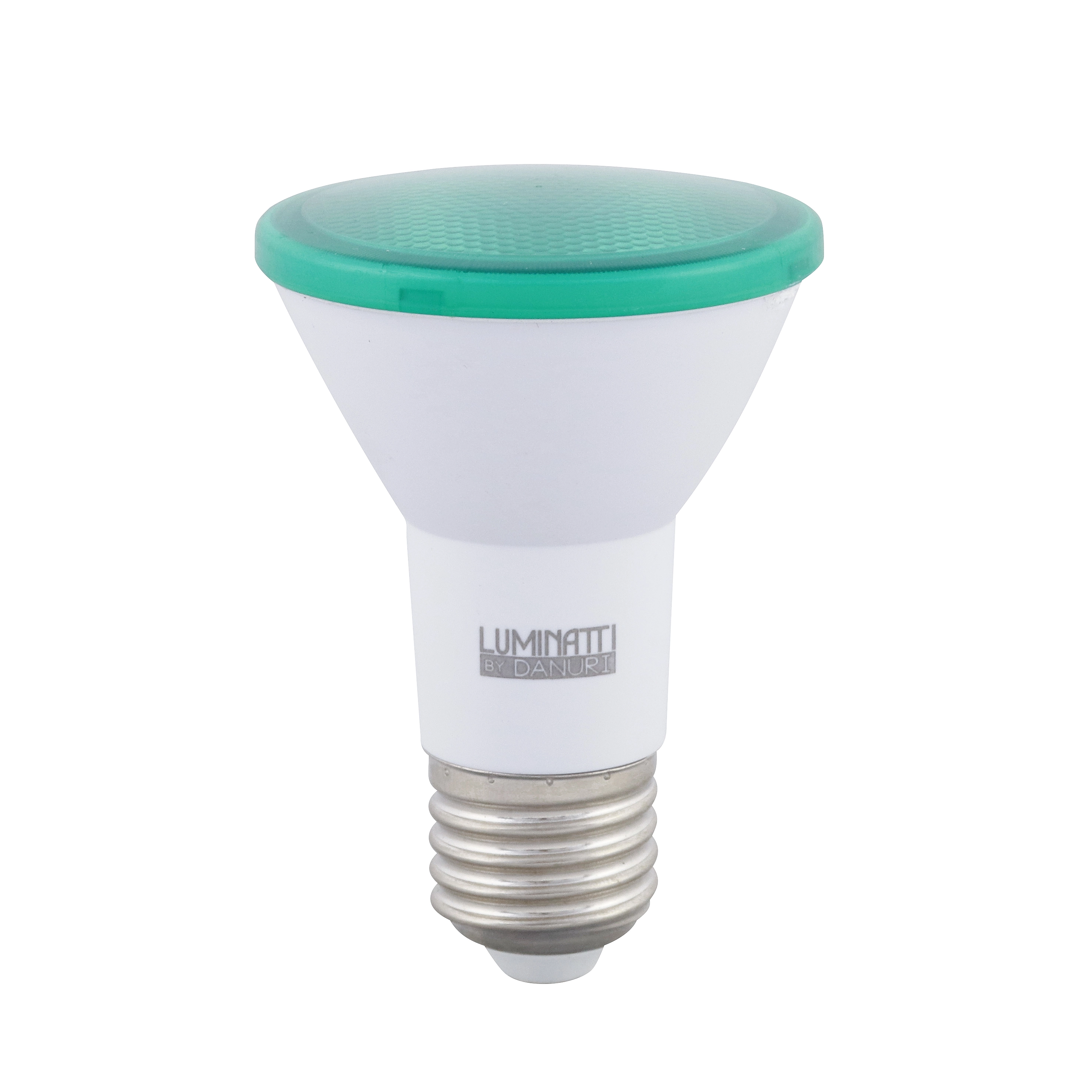 Lâmpada de LED E27 PAR20 6W Luz Verde Bivolt Luminatti