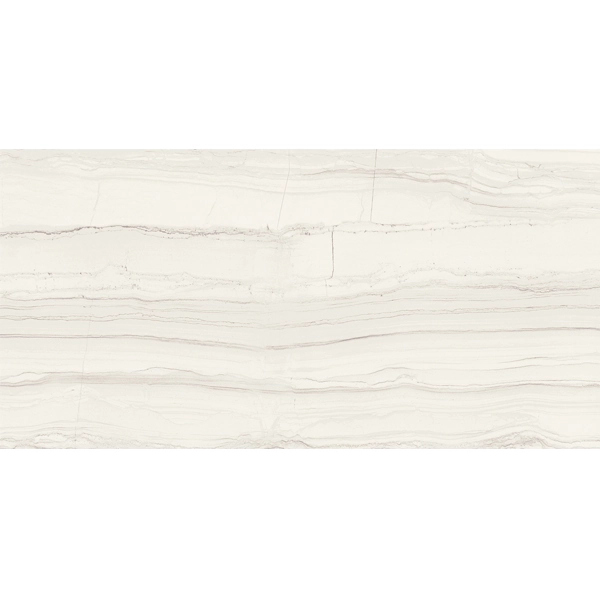 Porcelanato Interno Mármore Esmaltado Polido Borda Reta 58,4x117cm Linear Marble HD Portinari