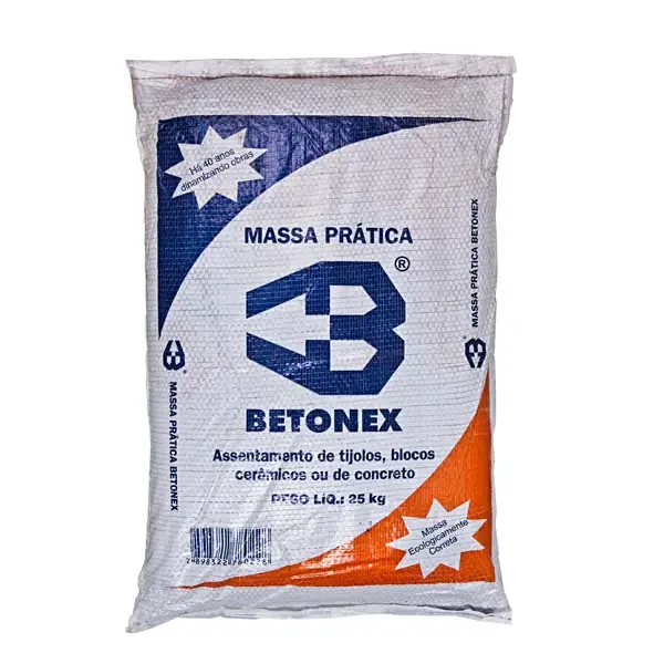 Argamassa Polimérica Interno e Externo 25kg Cinza Betonex