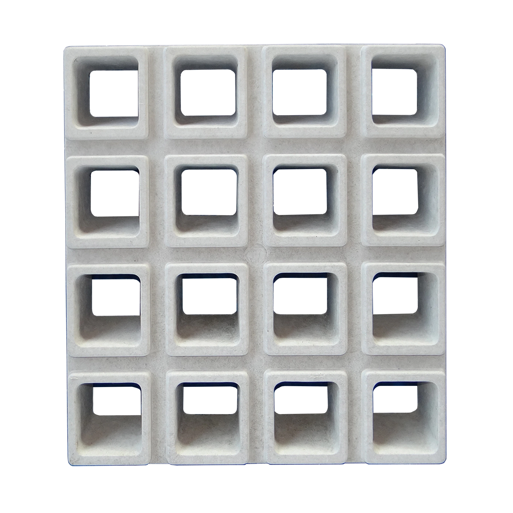 Elemento Vazado de Concreto 44x40cm Marrom Lajes São Francisco