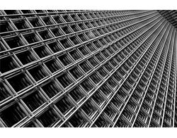 Tela Aço Média de 4,5mm Malha 10x10cm Painel de 2,45x6m Aço e Aço