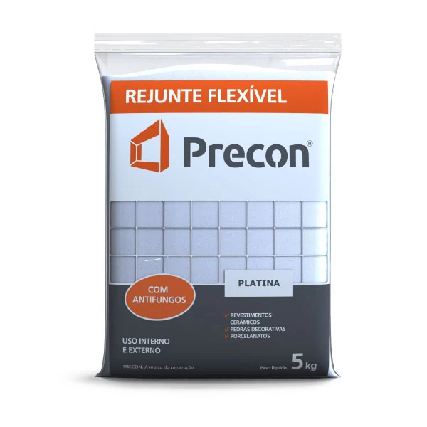 Rejunte Cimentício Platina 5 Kg Precon