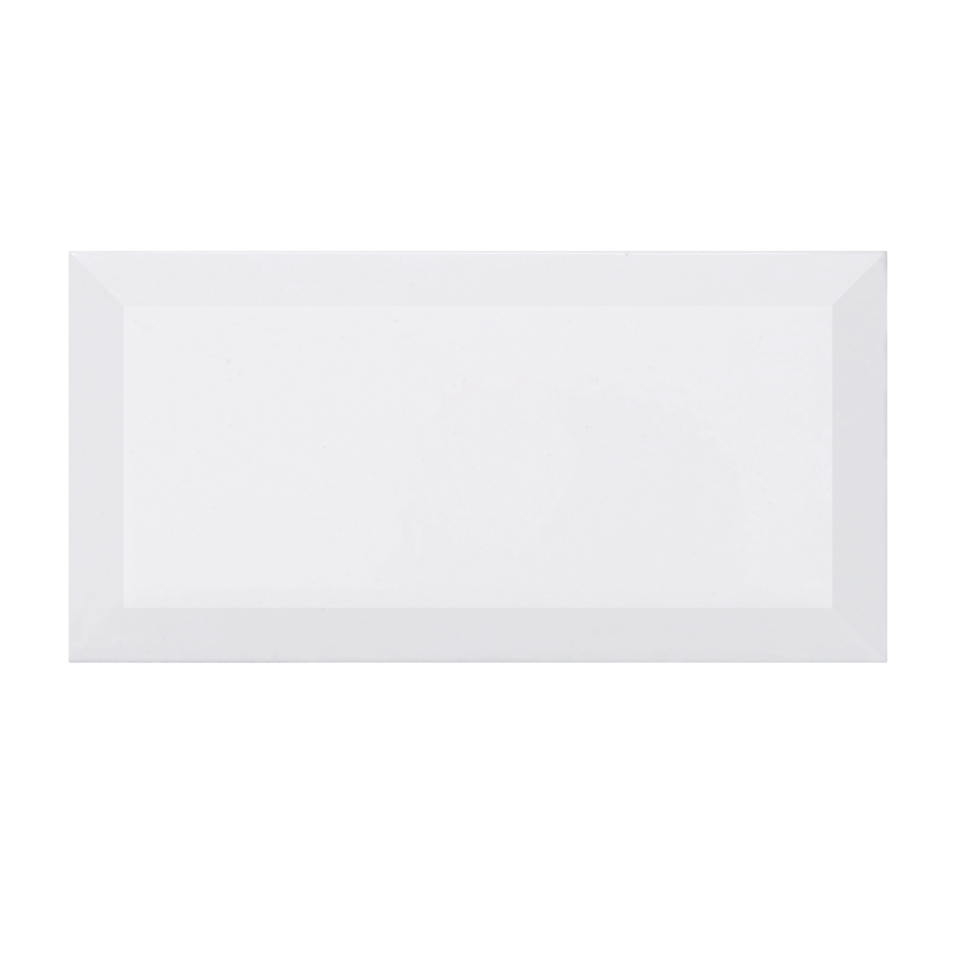 Revestimento de Parede Interno Relevo Brilhante 10x20cm Borda Arredondada Branco Artens