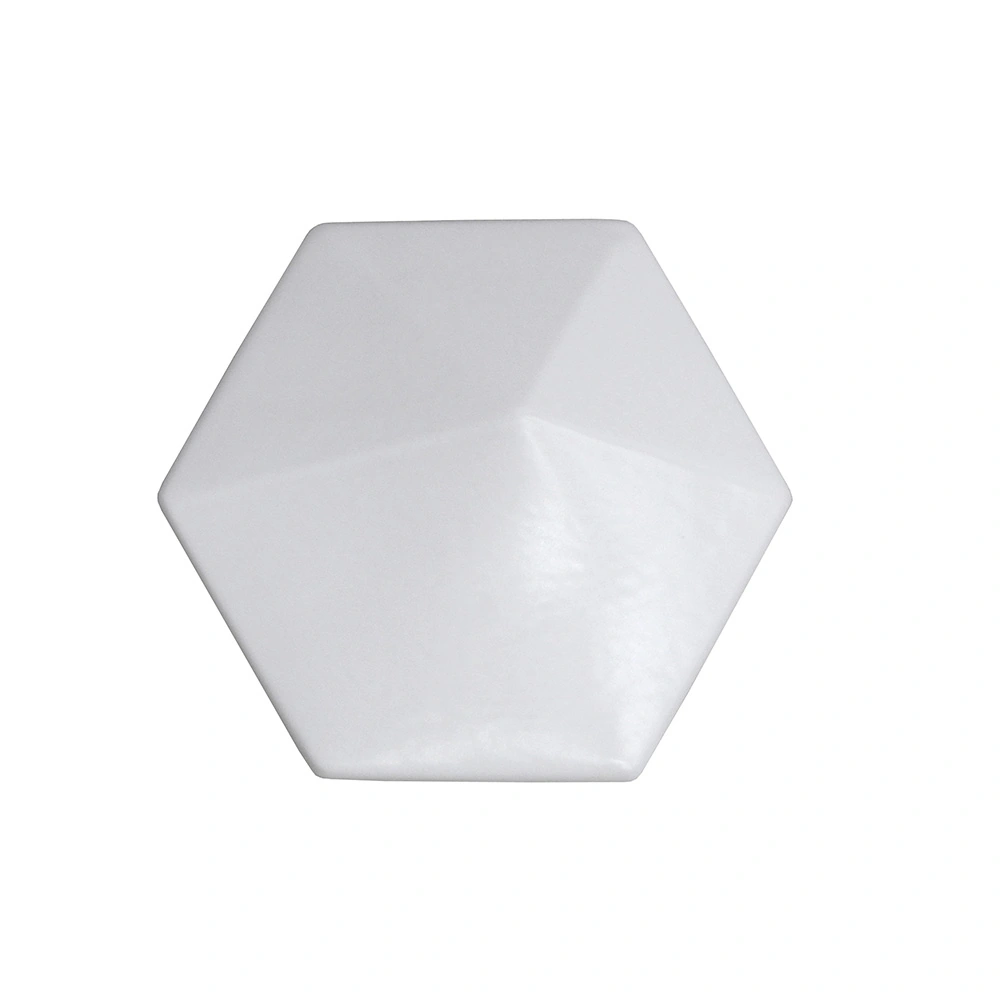 Revestimento Decorativo 3D Cerâmica Branco Onix 16,7x14,5cm Essenza