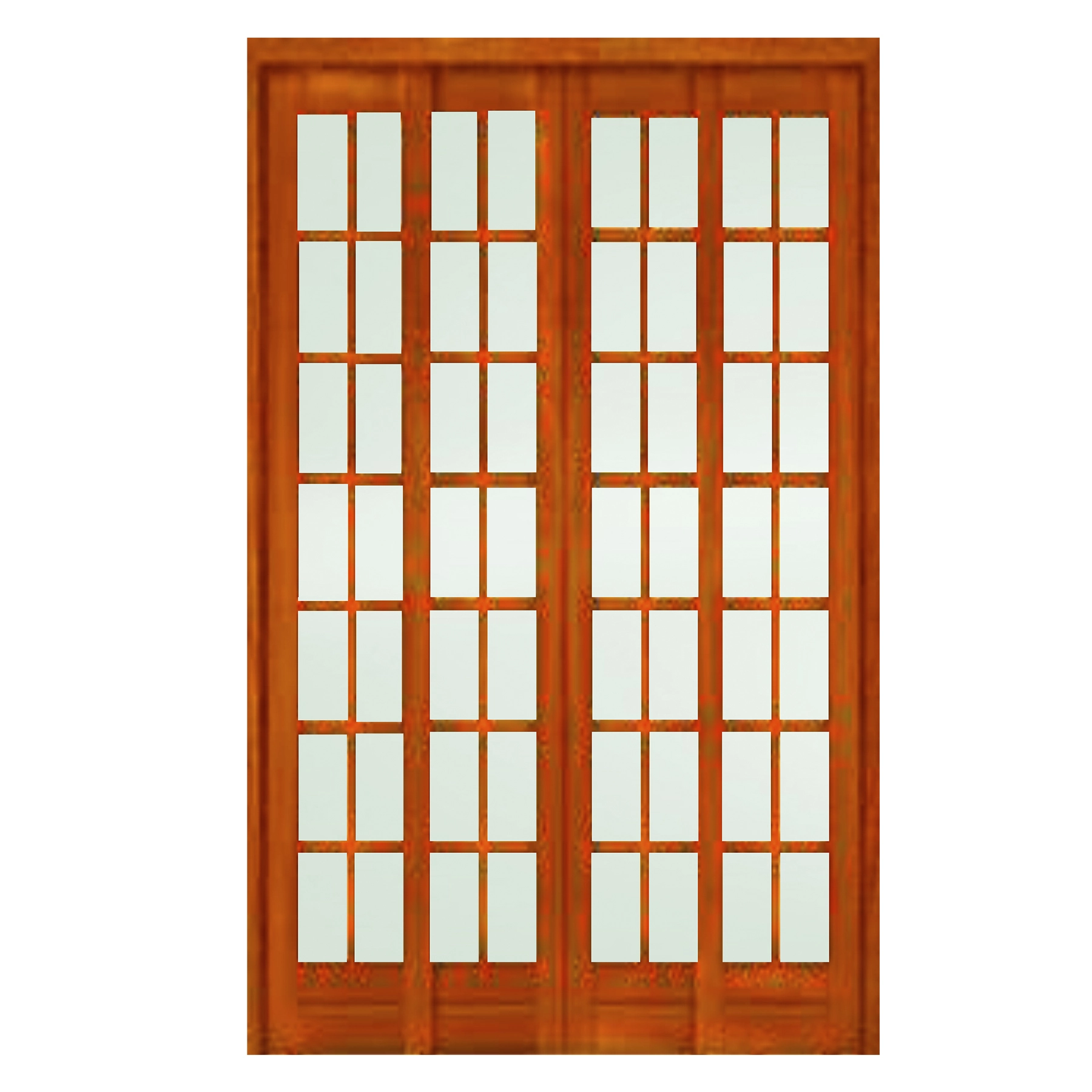 Porta de Correr 2 Folhas Cedro Natural 2,10x2,00m Galon