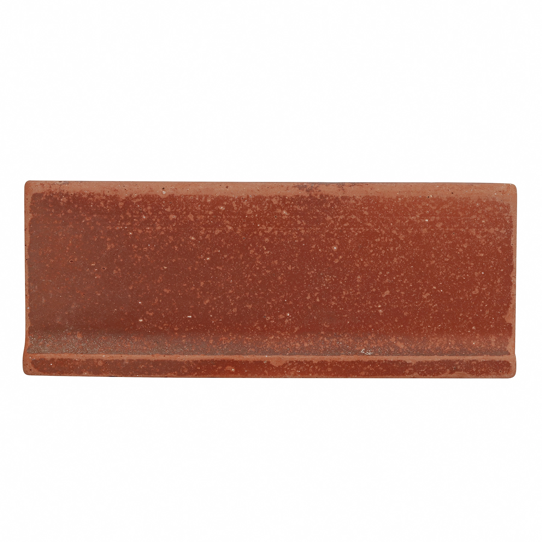 Rodapé Cerâmica Marrom Escuro 11x23cm Lepri
