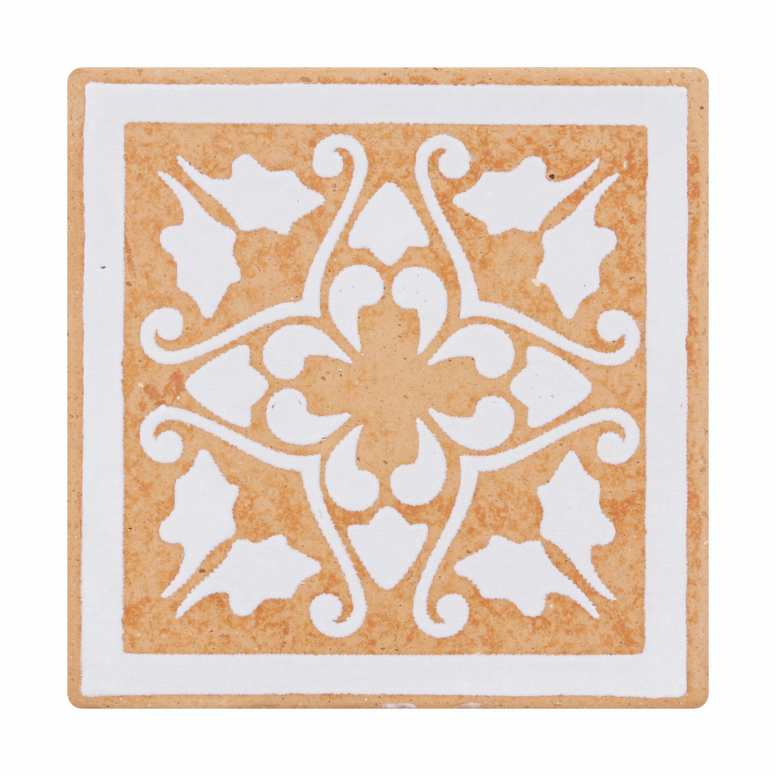 Revestimento Externo Cerâmica Decorada Natural Branca 15x15cm Lepri