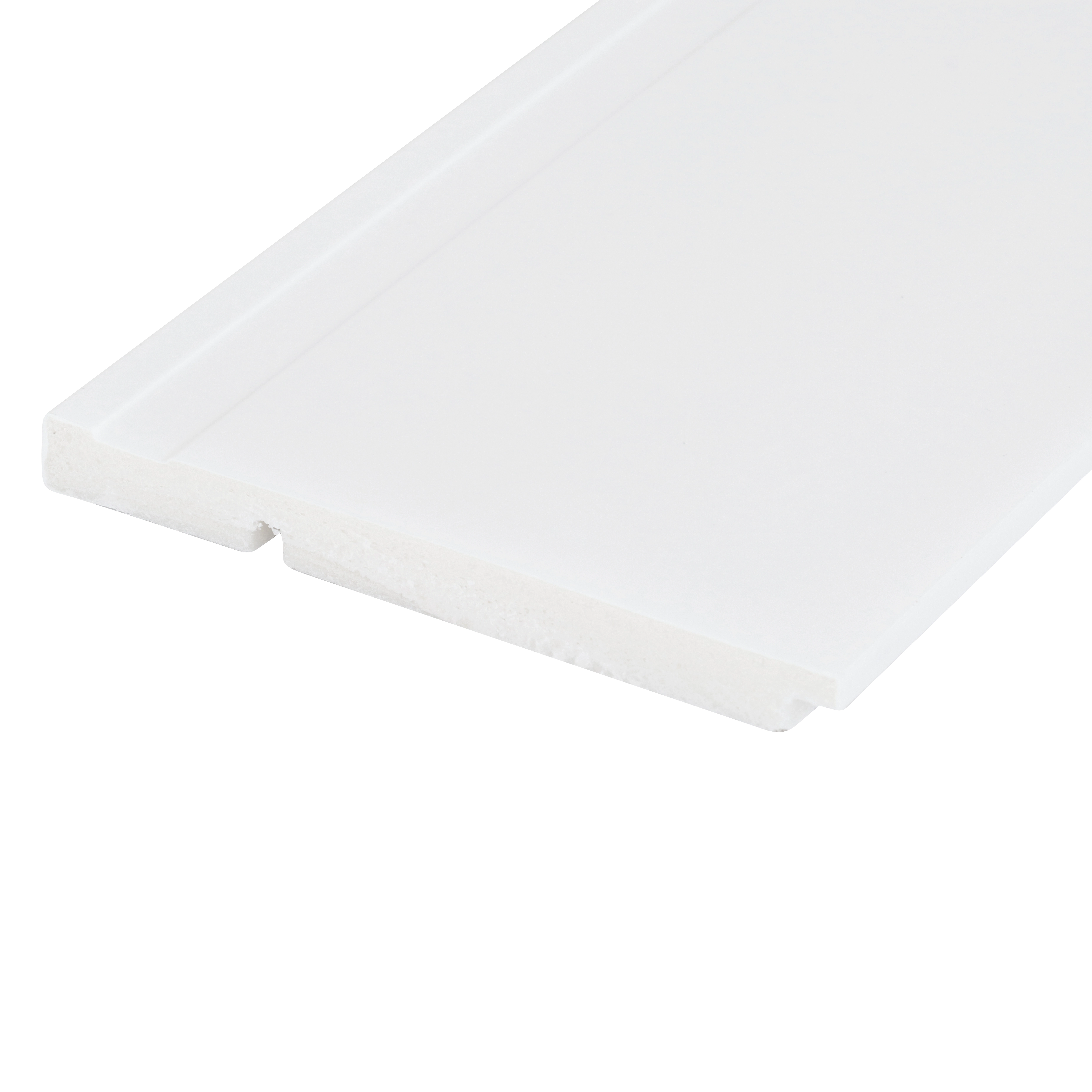 Rodapé de Poliestireno Branco 15x240cm Arquitech