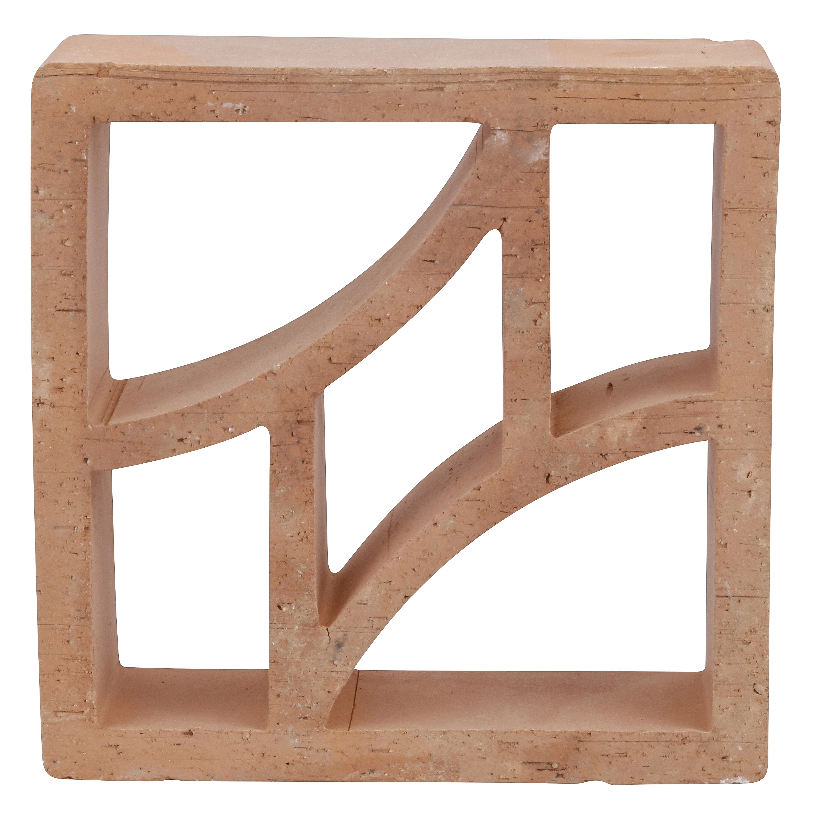Cobogó Cerâmico Natural 25x25cm Terracota Idunna Essenza