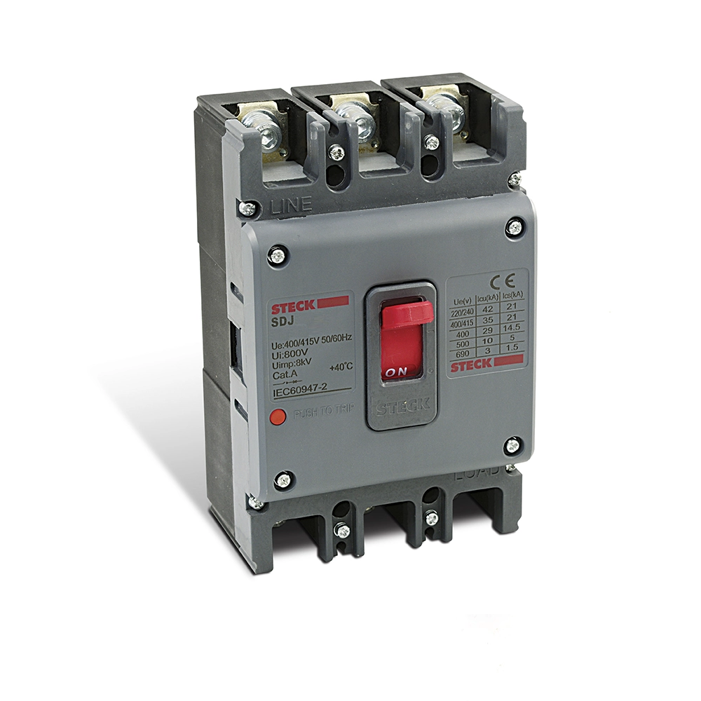 Disjuntor Din Caixa Moldada Tripolar 220V á 690V 175A Steck
