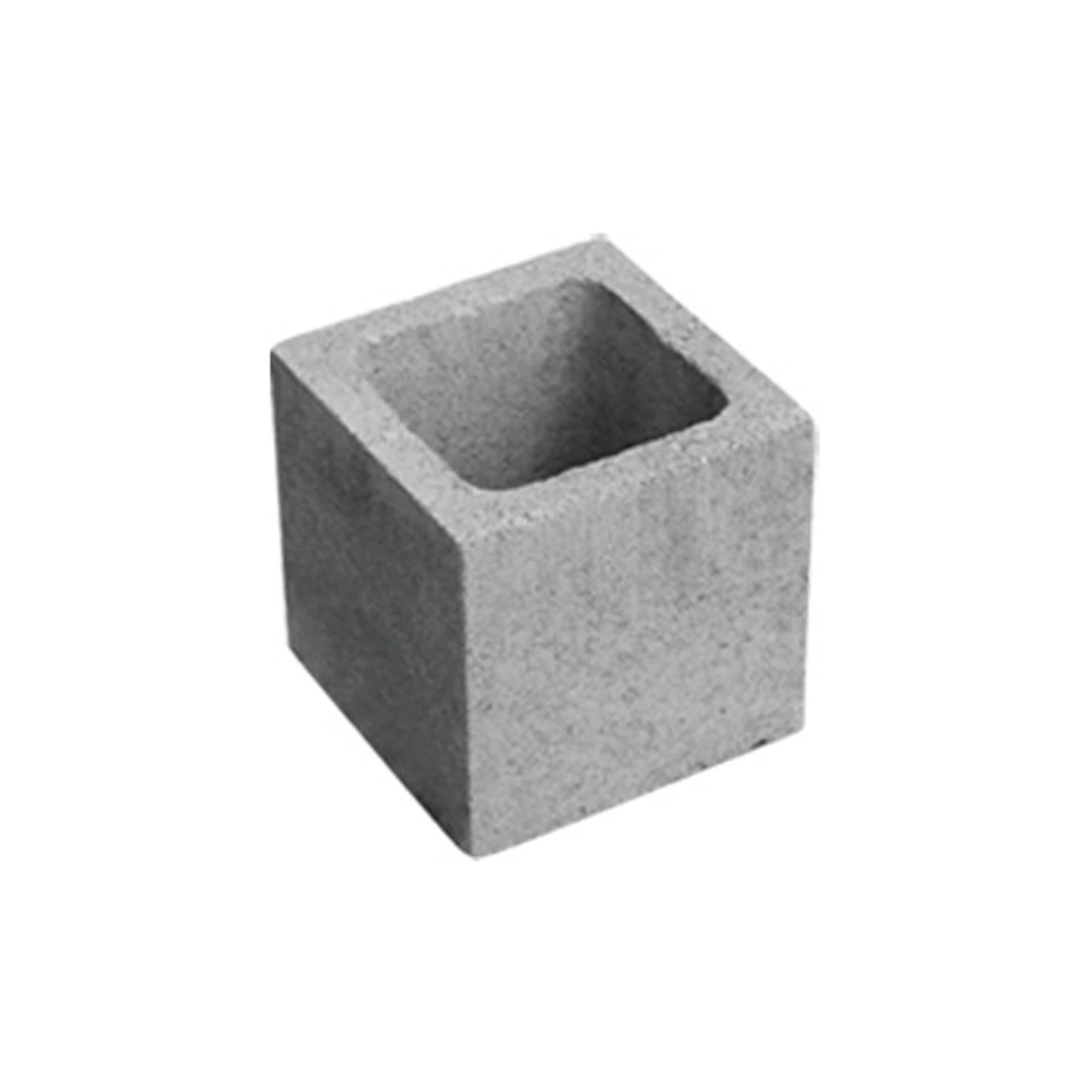 Meio Bloco Vedação 14x19x19cm Concreto Casa do Concreto
