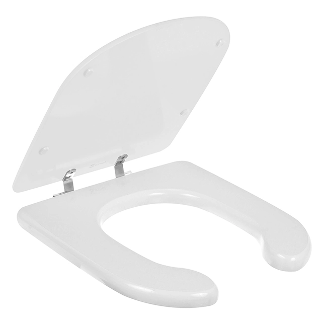 Assento Sanitário Especial com Fechamento Comum U MDF Branco Sicmol