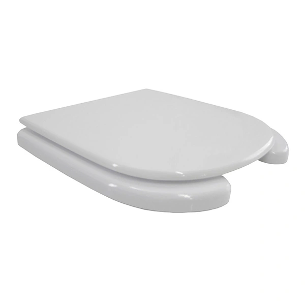 Assento Sanitário Formatos Vogue Plus com Fechamento Comum U Poliéster Branco Sicmol