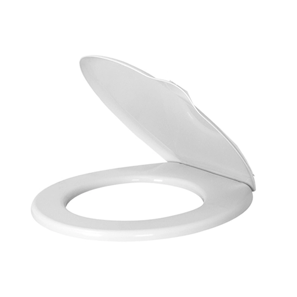 Assento Sanitário Convencional com Fechamento Comum Oval Plástico Branco Sicmol