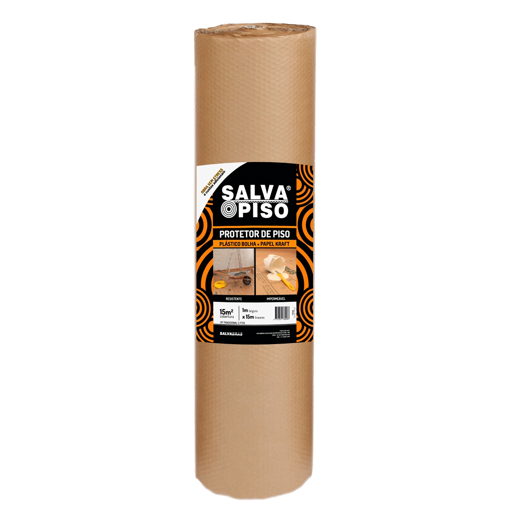 Protetor de Piso com Fita 1x15m Salva Piso