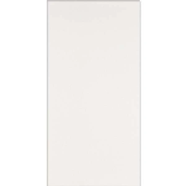 Revestimento Interno Monocolor Branco Acetinado Borda Arredondada 30x60cm Classico Mate Pointer
