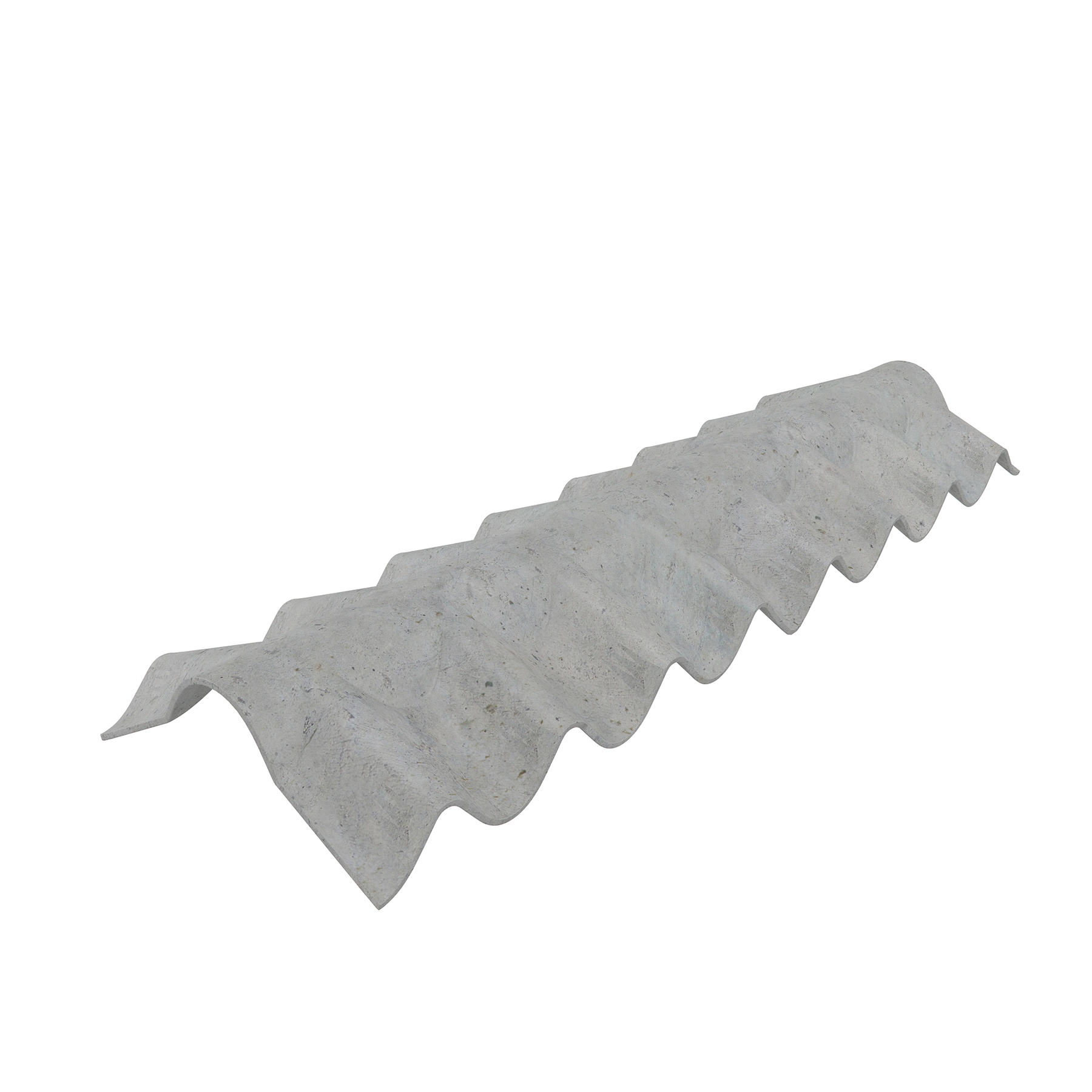 Cumeeira de Fibrocimento Ondulada 33x110cm Cinza Infibra