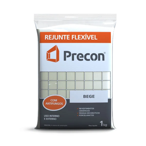 Rejunte Cimentício Bege 1 Kg Precon