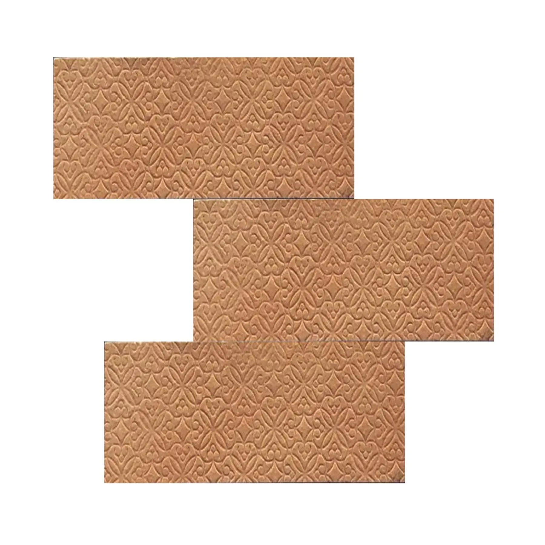 Revestimento de Parede Brick Patchwork Renda Natural 7x23cm Lepri