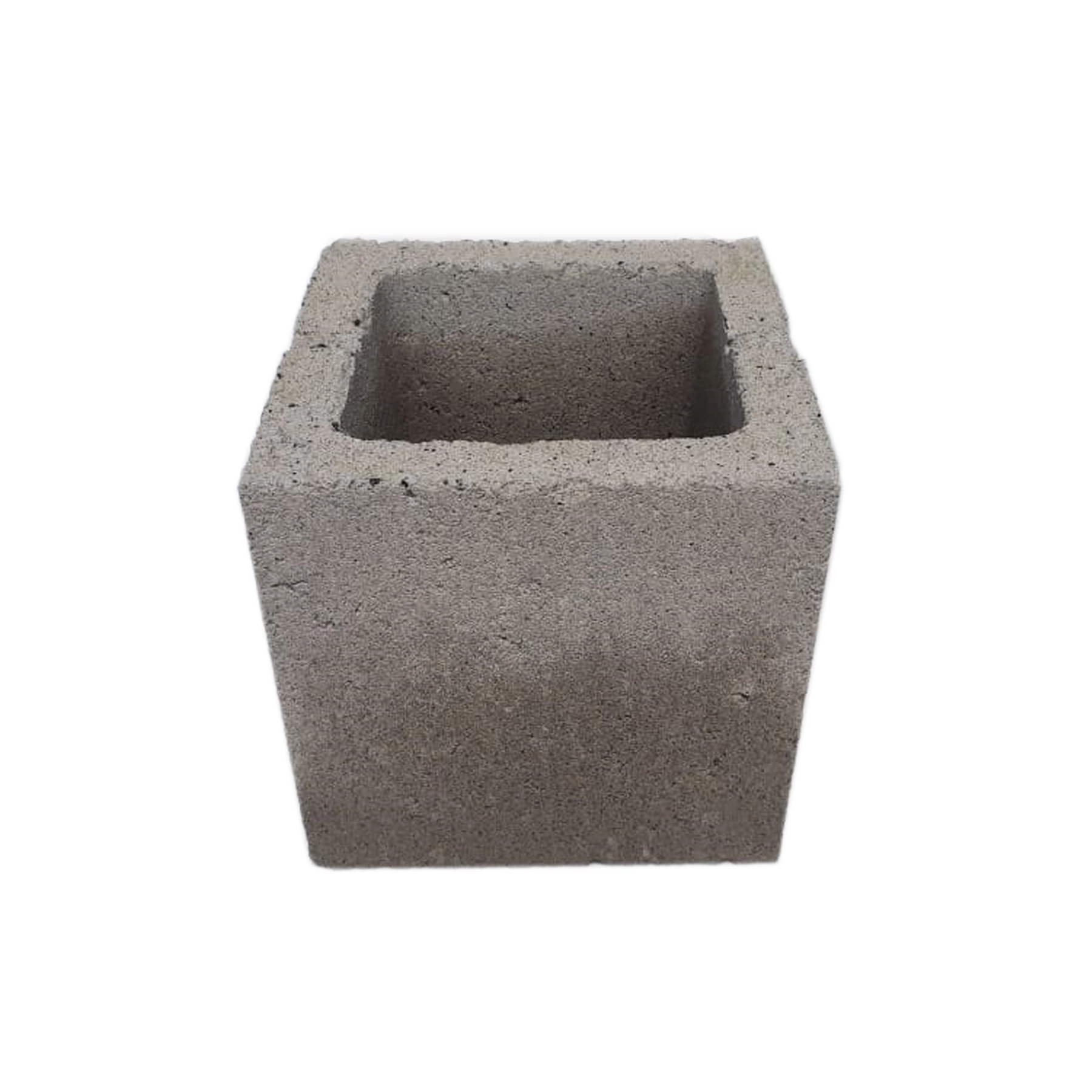 Meio Bloco de Concreto Vedação 19x19x19cm Cidade Engenharia